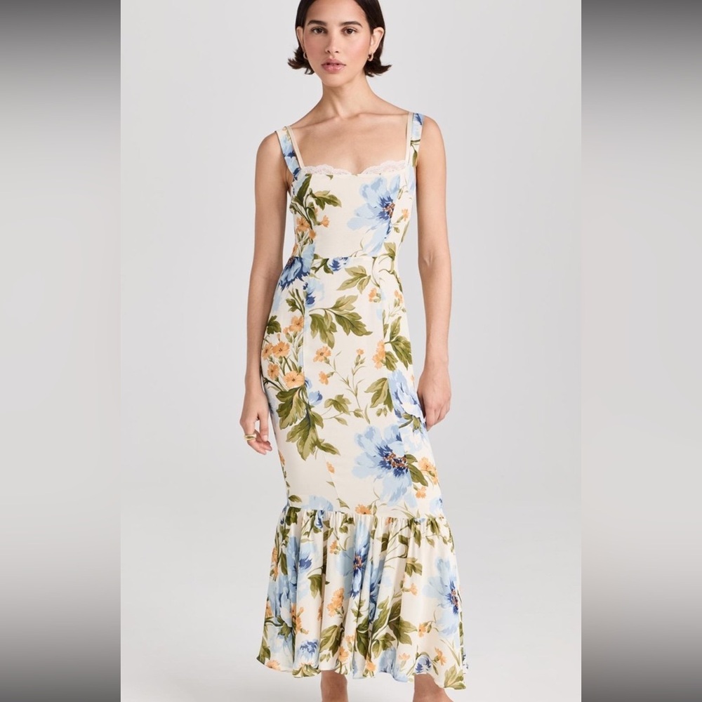 Reformation / Anthropologie Irisa Trumpet Dress SIZE 12